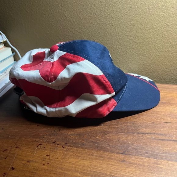 Vintage NJ State Police American Flag Hat 🇺🇸 Nissun Adjustable Cap - Picture 7 of 9